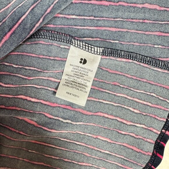 Dot Dot Smile Striped Black Pink Red Ballet Dress Crisscross Back Girls 2T READ - Picture 5 of 9